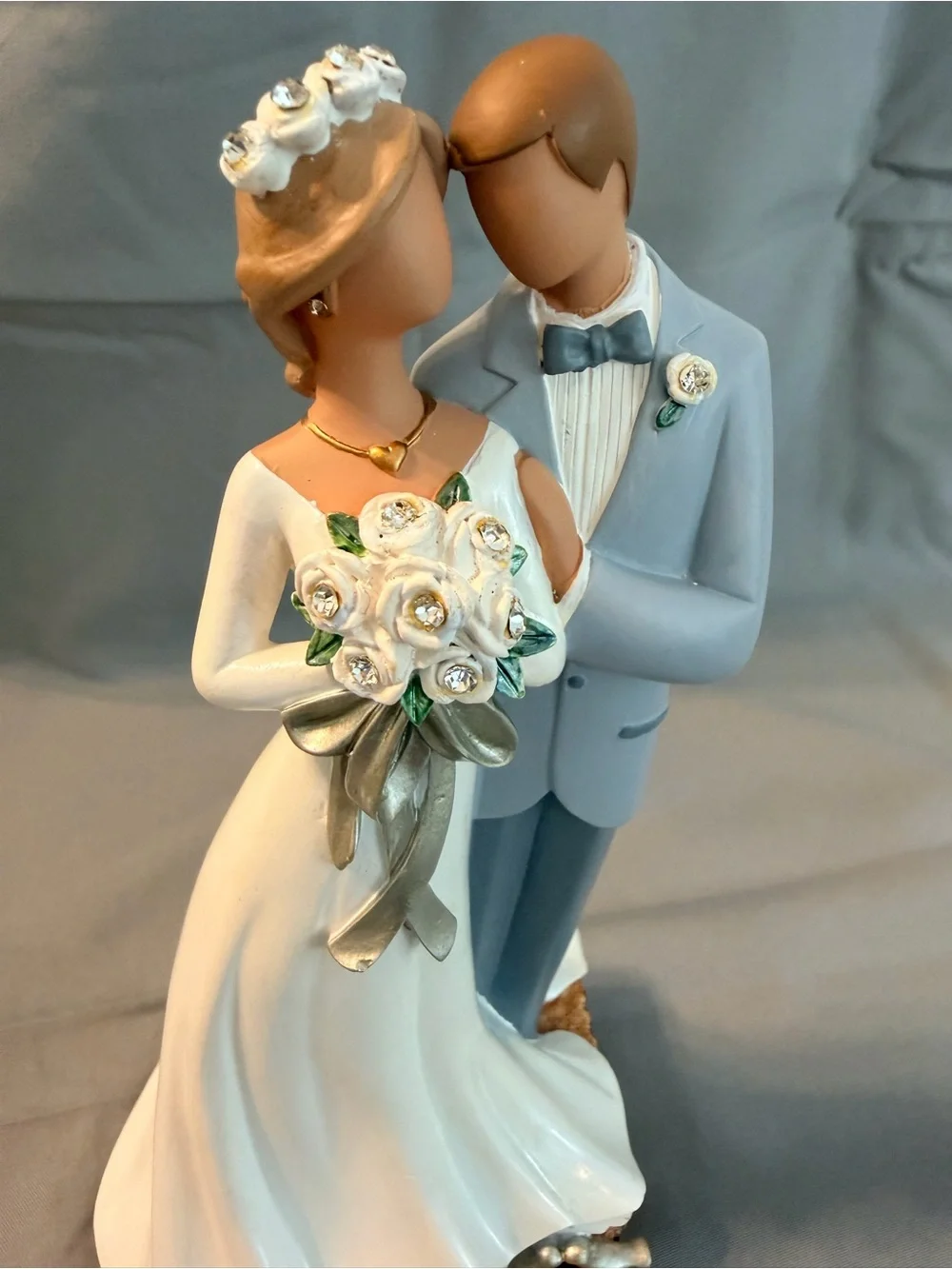 Enesco Legacy of Love Kim Lawrence Wedding Cake Topper Bride & Groom Table Decor